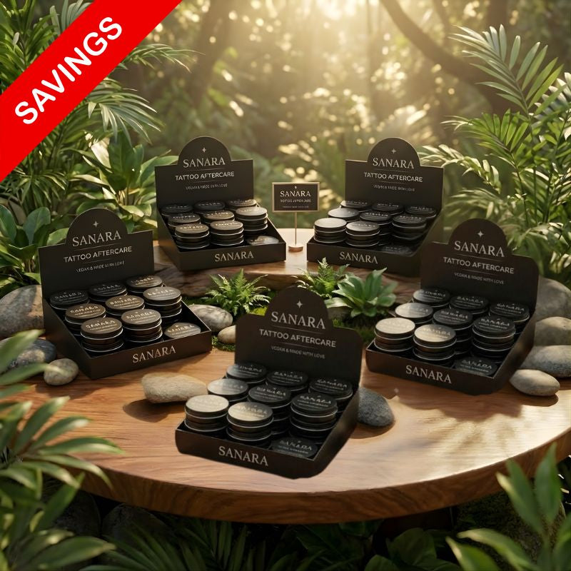 5 Plateaux (135 pièces) de Sanara® Aftercare Butter 30ml
