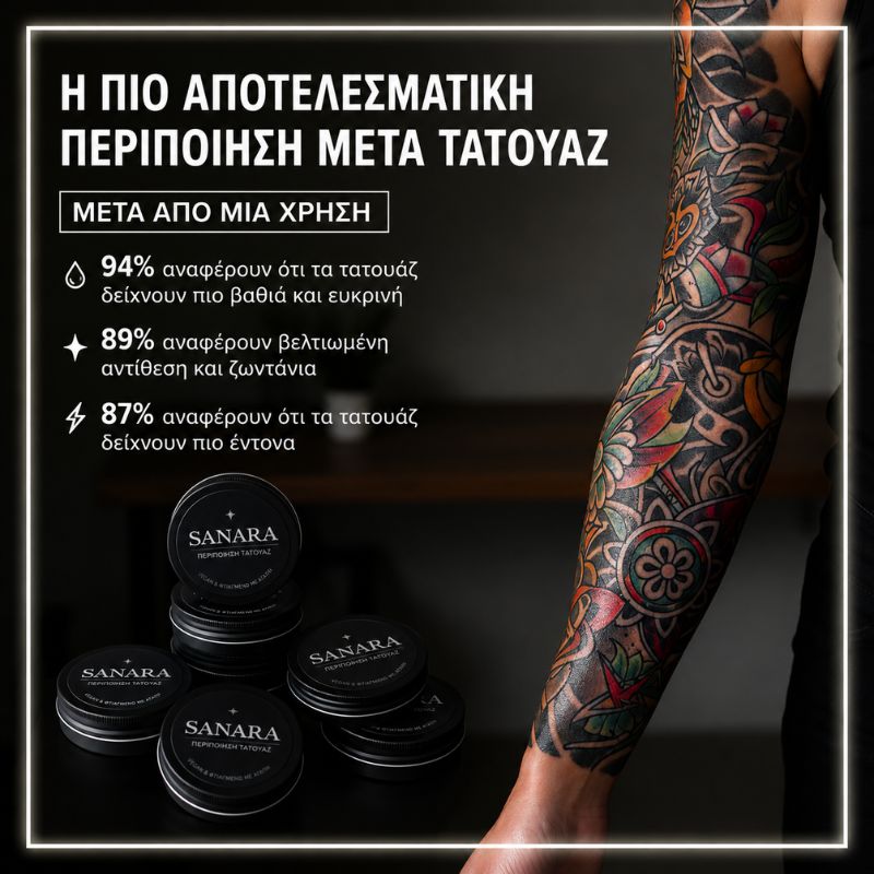 Sanara Βάλσαμο Τατουάζ Ένταση & Λάμψη (30ml)