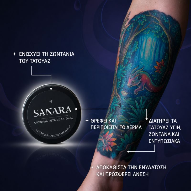 Sanara Βάλσαμο Τατουάζ Ένταση & Λάμψη (30ml)